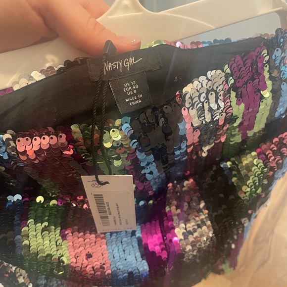 Sequin Wrap Skirt - Picture 4 of 4